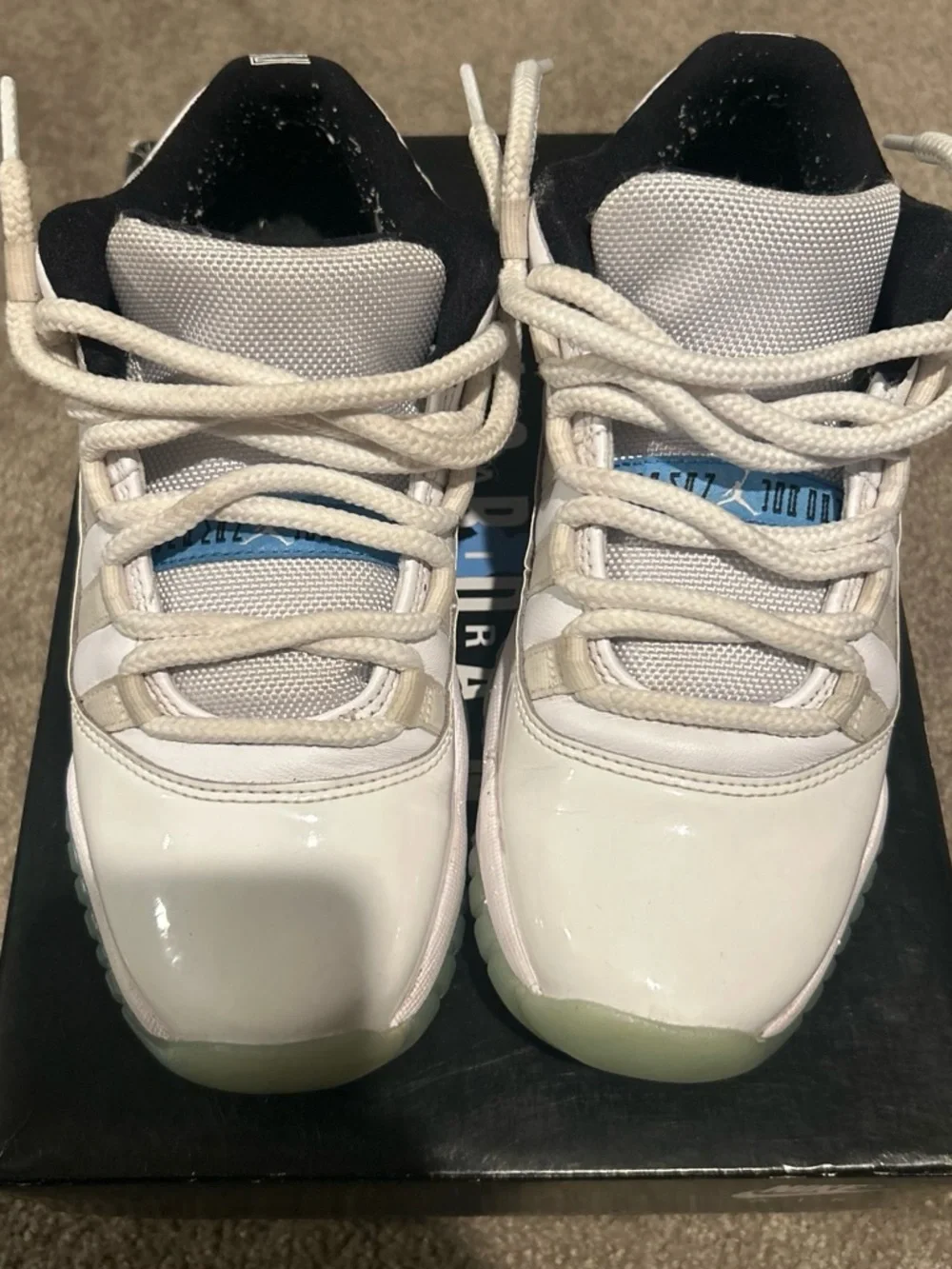 White and Black Basketball Sneakers